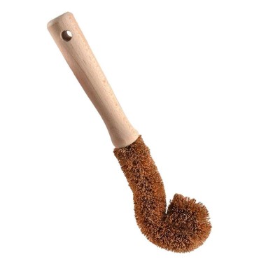 Coconut coir fiber tube cleaning bottle washing eco friendly natural dish kitchen clean wash brush